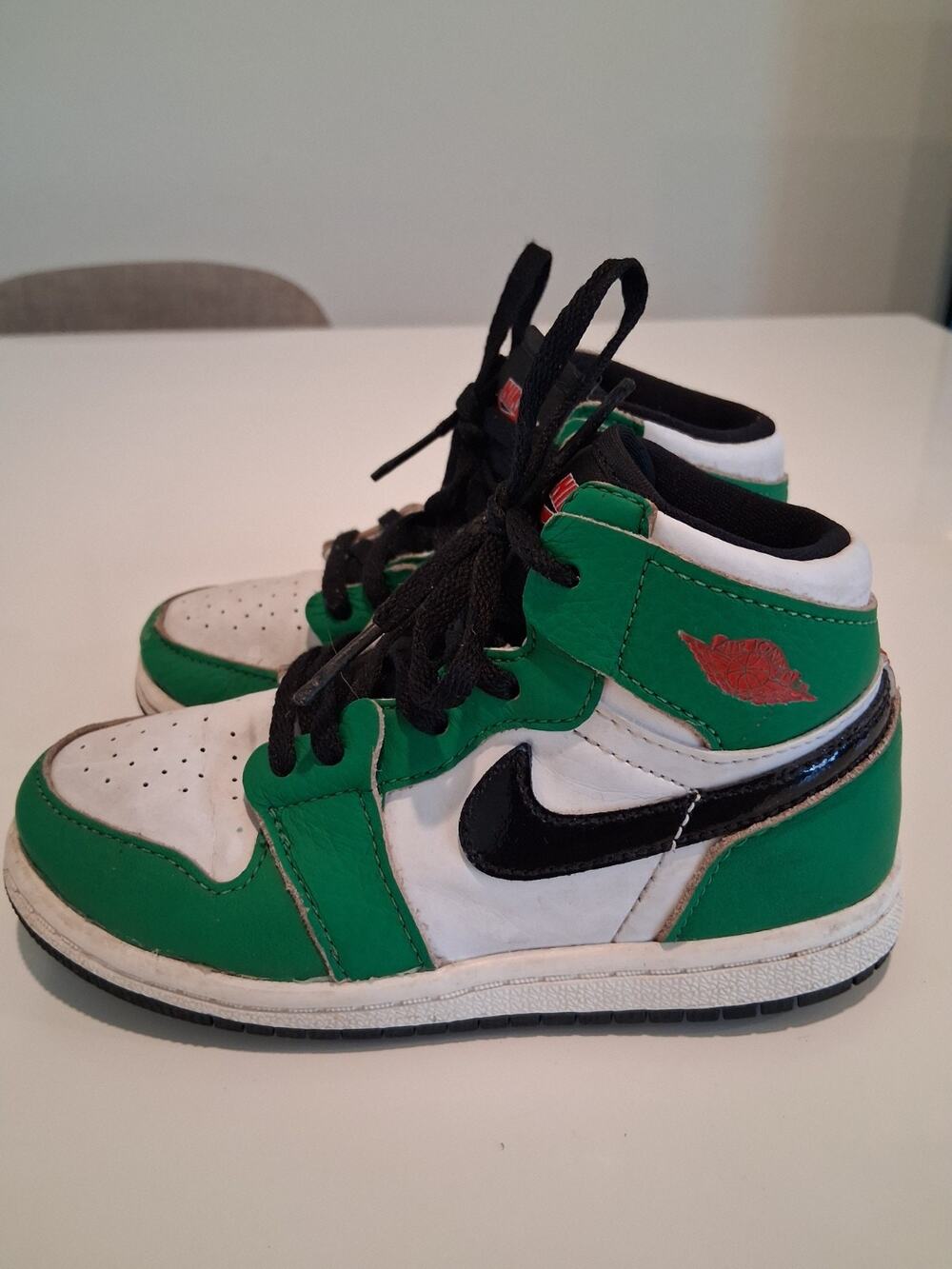 Nike Air Jordan 1 Retro High OG TD Lucky Green CU0450-300 Toddler Size 10C